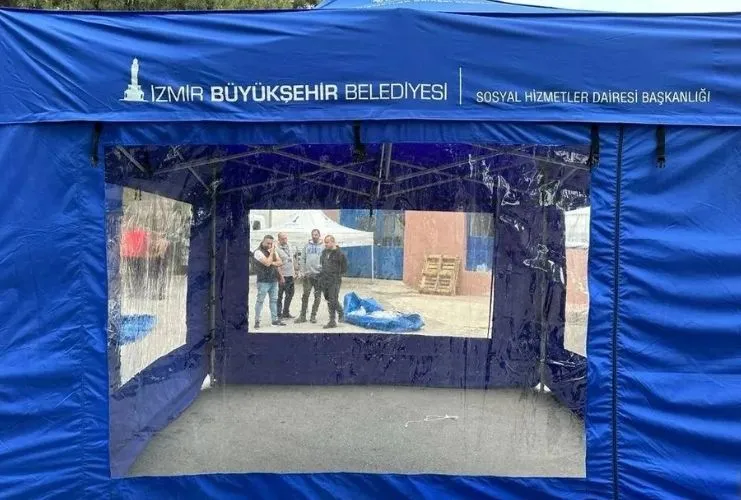 Kamelya Akordeon Gazebo Tente
